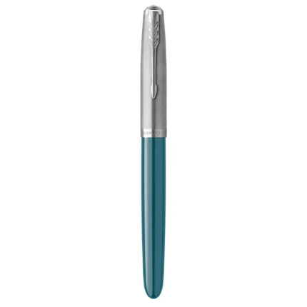 PARKER 51 TEAL BLUE CT FOUNTAIN PEN